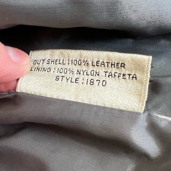 Vintage Gray Sheplers Leather Jacket - Picture 16 of 16